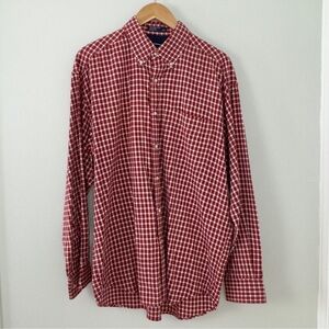 Haggar‎ Classic Red Checkered Men's Shirt